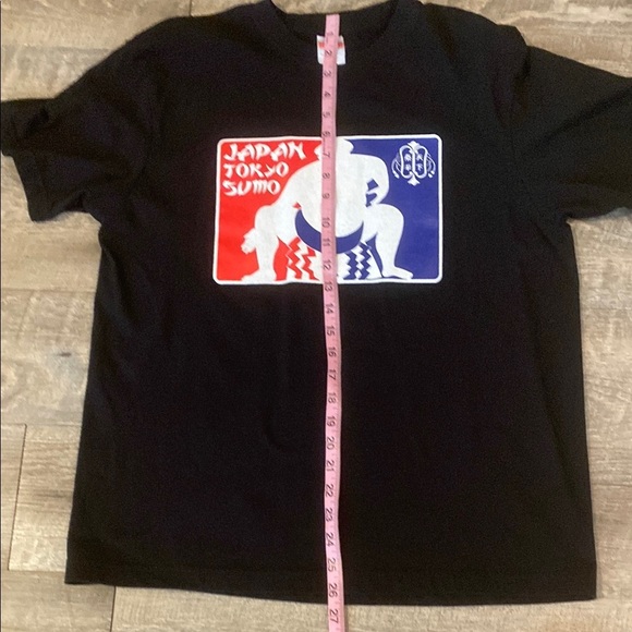 Classic Black Japan Tokyo Sumo Crewneck Tee from Japan NWOT - Picture 5 of 6